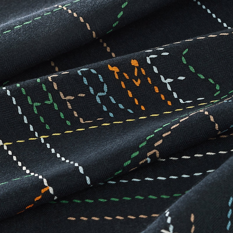 Pique Sellier shawl 140 | Hermès Mainland China Pique Sellier shawl 140 | Hermès Mainland China